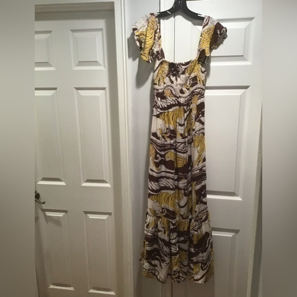 Anthropologie Mauve Animal Print Size XS